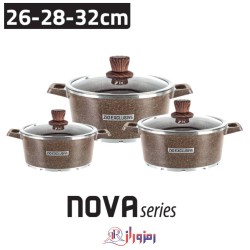 سرویس قابلمه 6 پارچه زیو مدل Z-8400-32